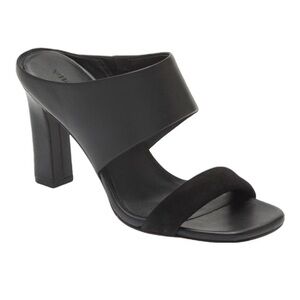 Vince Women's Black Heeled Mules
